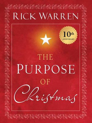 cover image of The Purpose of Christmas